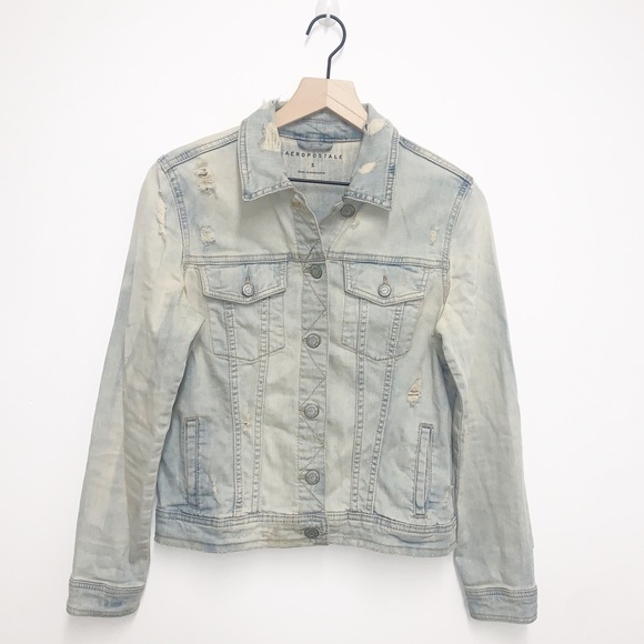 Aeropostale Jackets & Blazers - Aeropostale Blue Wash Jean Jacket